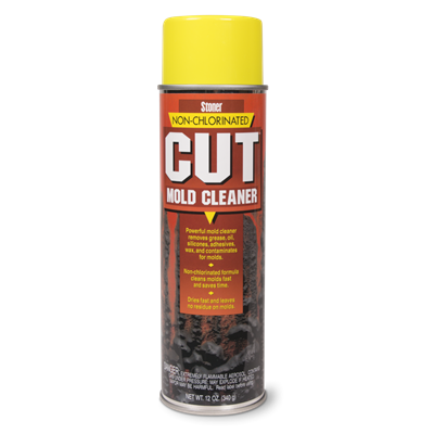 A bottle of Stoner’s 93234 CUT Mold Cleaner