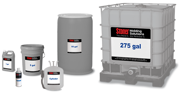 A display infographic showcasing the multiple product sizes available